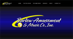 Desktop Screenshot of barlowamusement.com